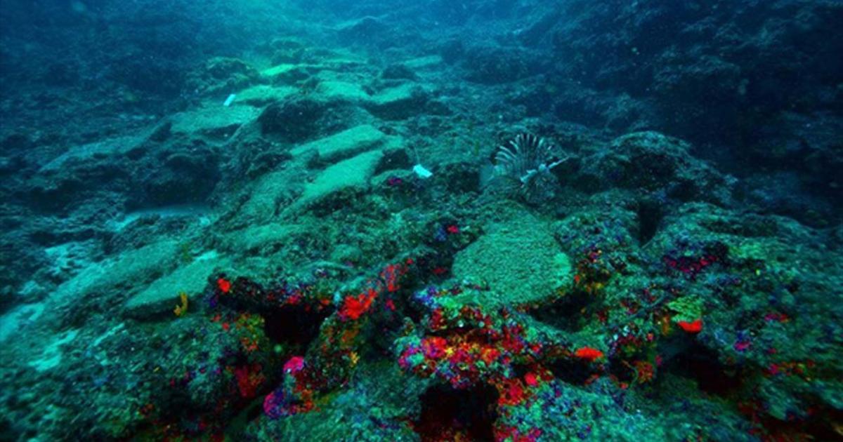 The 3,600-year-old shipwreck found in the Aegean Sea.