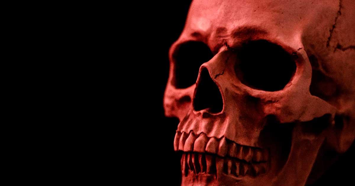 Red skull, representational. Source: ahlaj77 / Adobe Stock