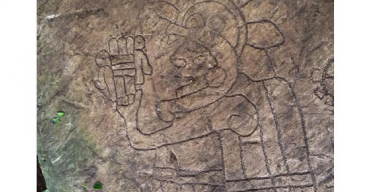 Petroglyphs at Veracruz, Mexico