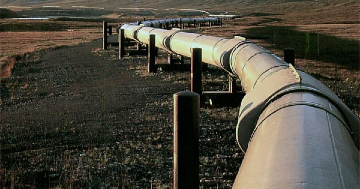 Pipeline around ancient remains