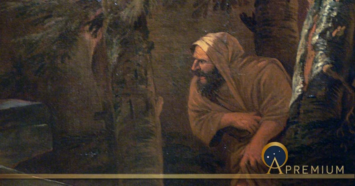 Pythagoras Emerging from the Underworld by Salvador Rosa (1662) Kimbell Art Museum (Public Domain)