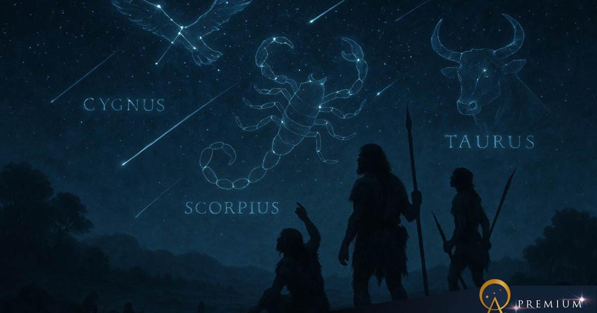 Hunter-gatherers of 12,000 years ago observing the star-filled night sky. Source: AI-generated image for Ancient Origins Unleashed