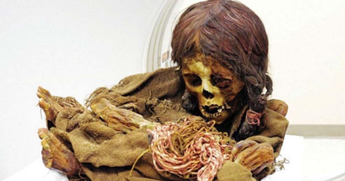 The mummy Ñusta. Credit: Michigan State University