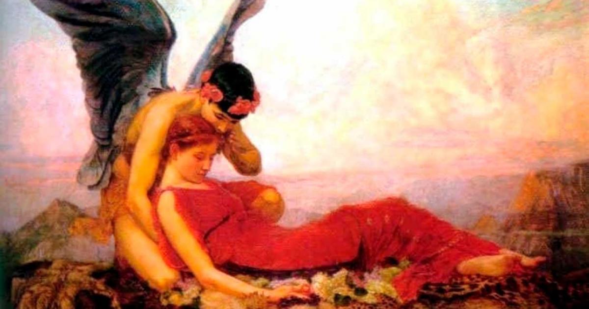 In the Arms of Morpheus - Sir William Ernest Reynolds-Stephens (1862-1943) Source: Fair use