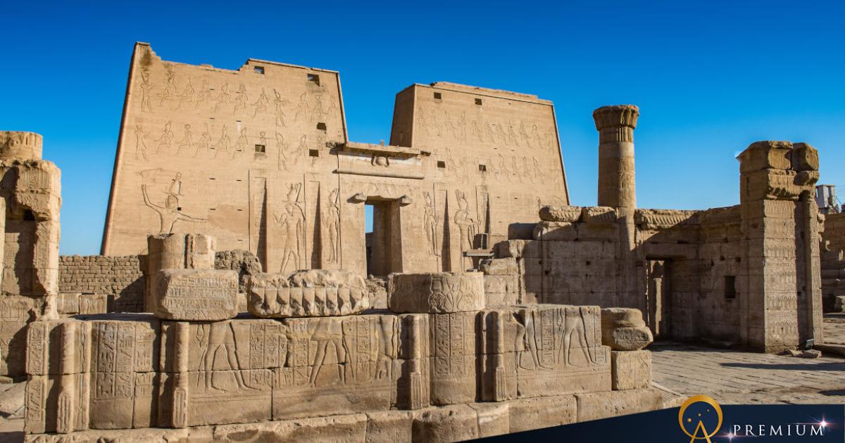 The Ptolemaic Temple of Horus at Edfu.
