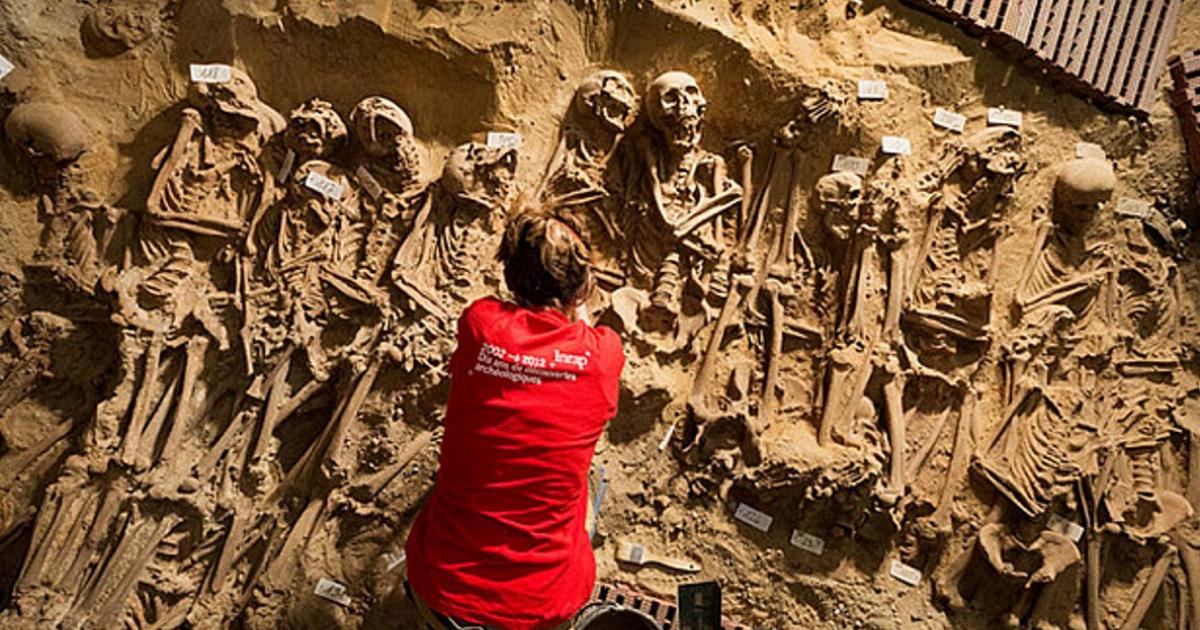Archaeologists with the French National Institute for Preventive Archaeological Research (INRAP) plan to test the DNA of the remains. 