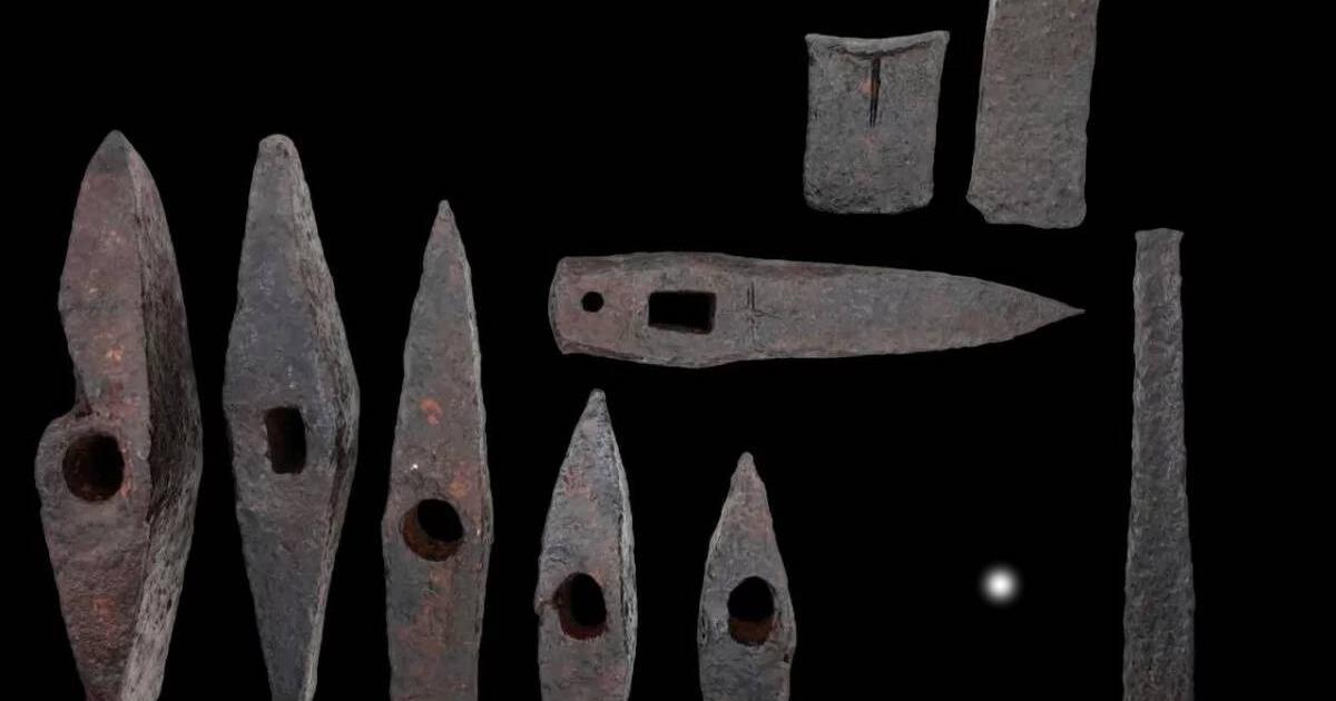 Complete Dacian stonemason’s kit from pre-Roman Romania.