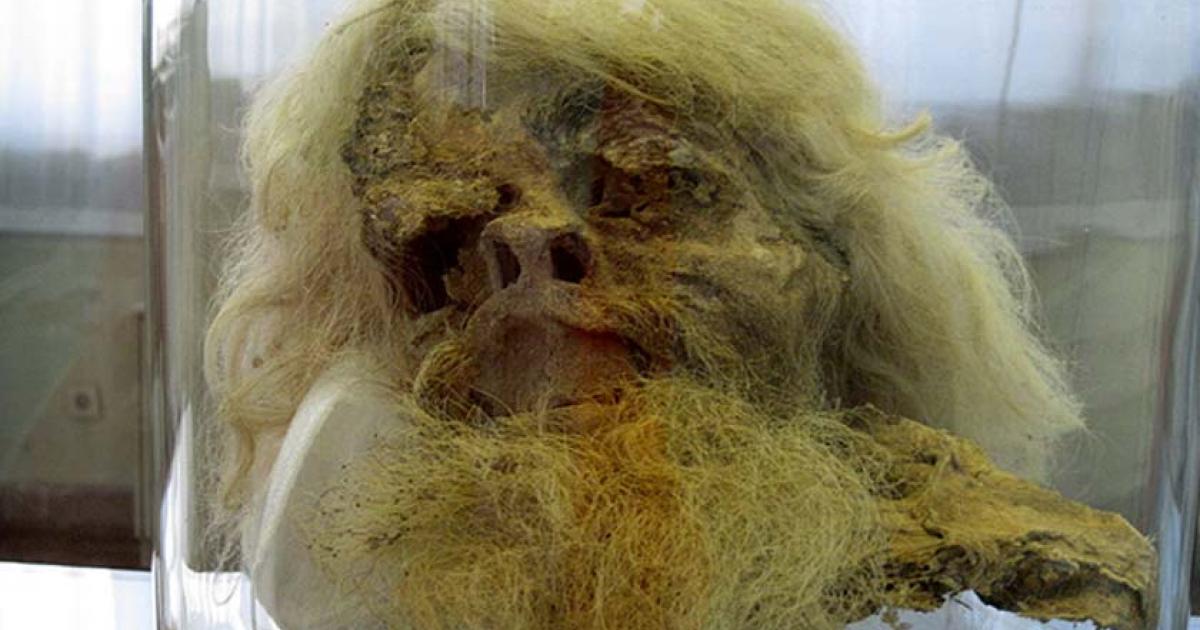 Salt man - Iran Baastan museum. 