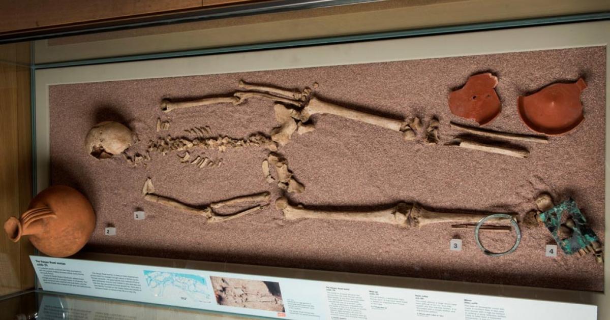 This skeleton was of a woman who was a first generation Londoner with northern European ancestry who was likely born in Britain. She was buried with grave goods that made researchers think she was of high status in her community.