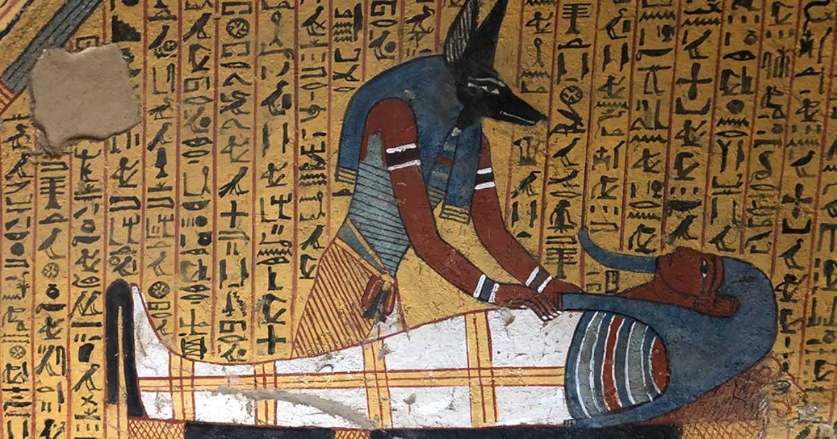 A relief depicting the god Anubis attending to the mummy of a worker. The recent study seems to indicate that Egyptian physicians were familiar with stroke victims and how to treat them. Source: Jean Robert Thibault / CC BY-SA 2.0