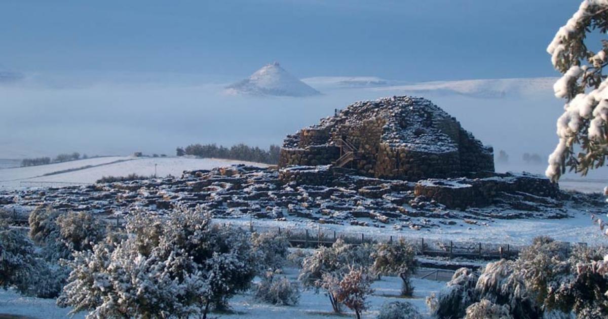 Famous structure of the Nuragic civilization. Su Nuraxi of Barumini, included in the UNESCO list of World Heritage Sites since 1997
