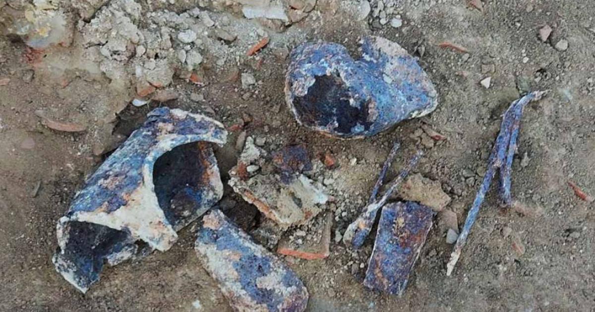 The suit of armor found at Castillo de Matilla, Spain. Source: Municipality of Matilla de los Caños del Río.