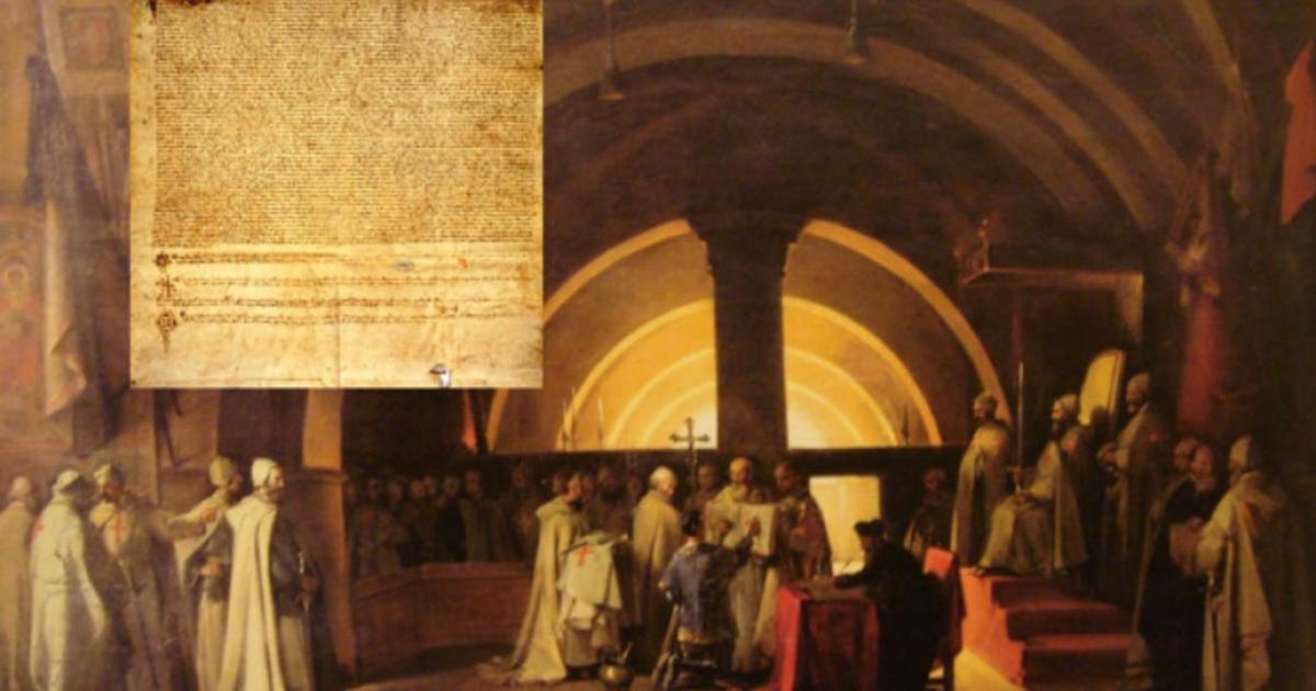 Deriv; Ordination of Jacques de Molay in 1265 as a Knight Templar, at the Beaune commandery and the Chinon Parchment.