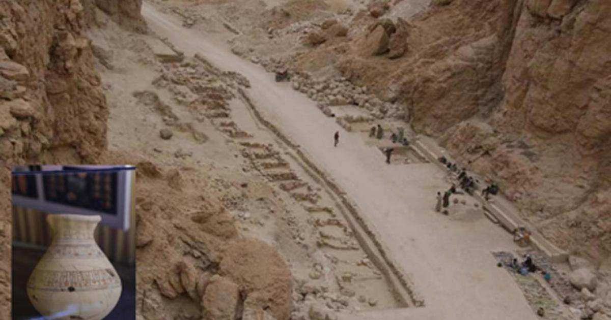 Archaeologists in Egypt have unearthed a previously unknown tomb and several artifacts. Source: Egyptian Ministry of Antiquities