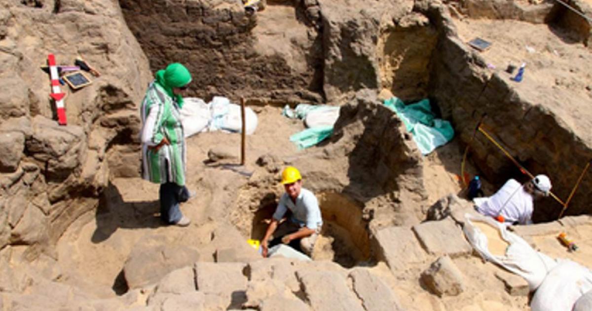 The newly identified tomb of Khaba.