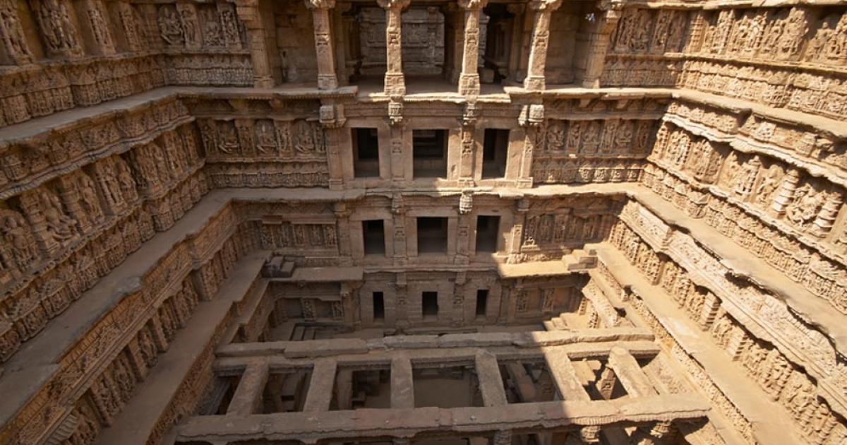 Rav-ki-Vav Stepwell at Patan, Gujarat, India