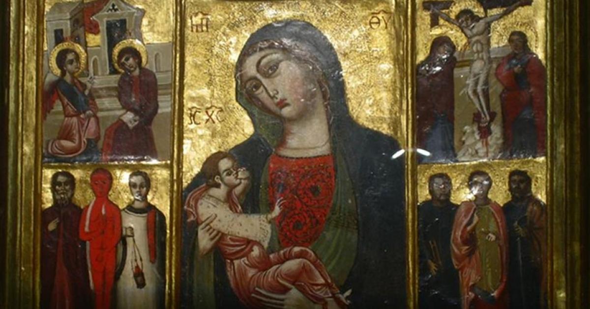 Image of “Our Lady, Mother of Grace,” Trsat, Croatia (prob. 12th cent.) 