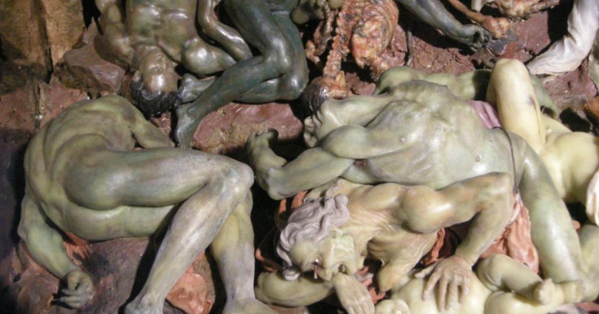 La Peste (1695) wax sculpture, Gaetano Zumbo, Museum of Specola, Florence 