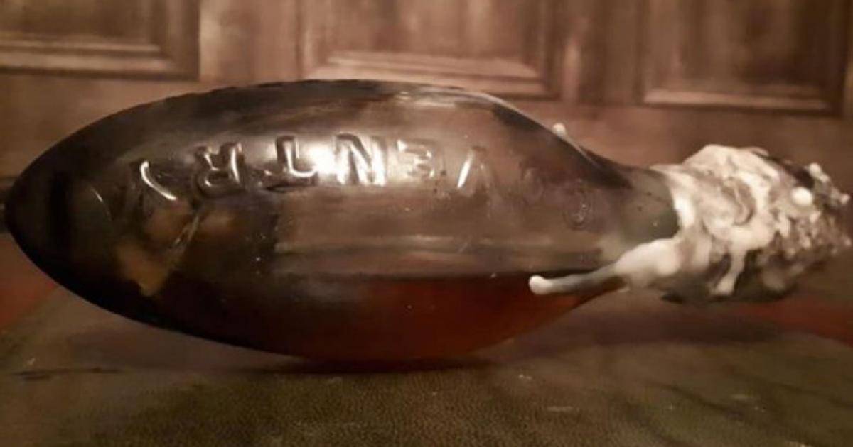 Witch bottle found at a home in Watford, Northamptonshire Source: BBC