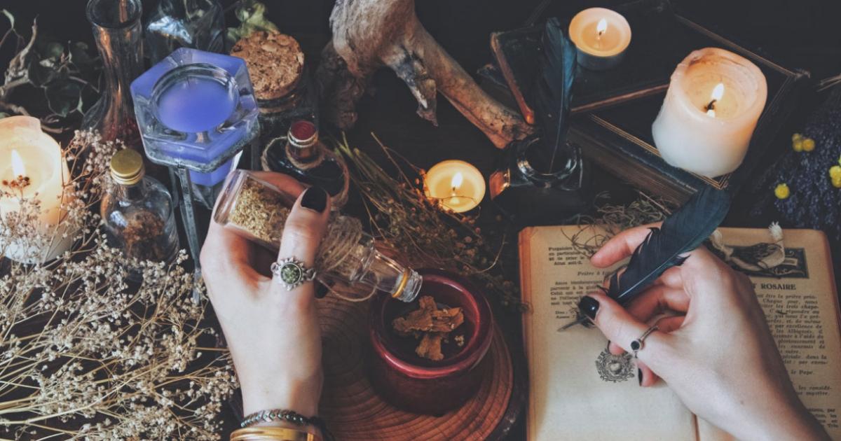 Witches across the United States join together to put a spell on Donald Trump. Source: Asta / Adobe Stock.