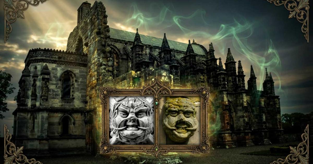 Rosslyn chapel and green men