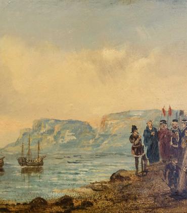 Bartolomeu Dias planting a cross] 