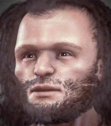 Forensic facial reconstruction of a Cro-Magnon man.  Source: Cicero Moraes/CC BY-SA 4.0