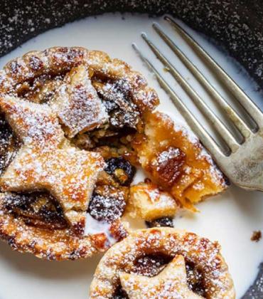 Traditional mince pies.