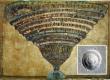Botticelli's Map of Hell (c. 1480–1495), a detailed diagram of Dante's Inferno showing the funnel-shaped pit of Hell