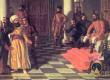 Vlad the Impaler and the Turkish envoys, painting by Theodor Aman (Public Domain)