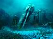 A representation of what the lost city of Atlantis may look like 