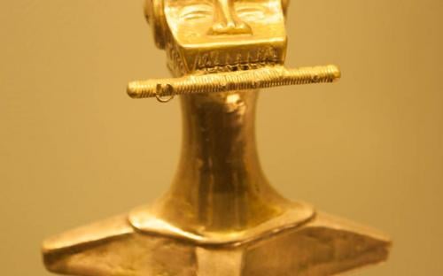 Gold Figurine - Museum of Gold, Bogota, Colombia