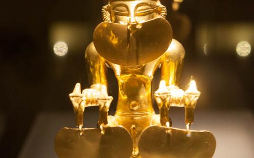 Gold Figurine - Museum of Gold, Bogota, Colombia