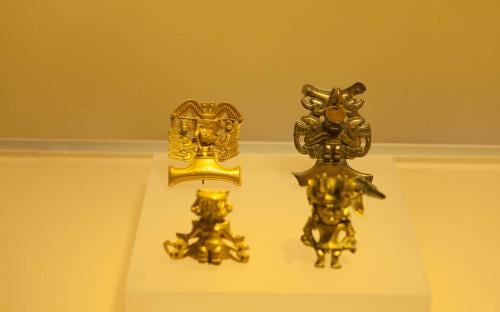 Gold Figurine - Museum of Gold, Bogota, Colombia