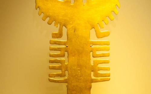 Anthropomorphus pendant- Museum of Gold, Bogota, Colombia