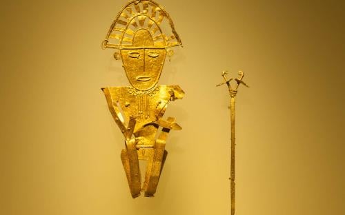 Anthropomorphus pendant- Museum of Gold, Bogota, Colombia