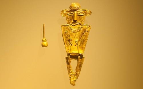 Anthropomorphus pendant- Museum of Gold, Bogota, Colombia