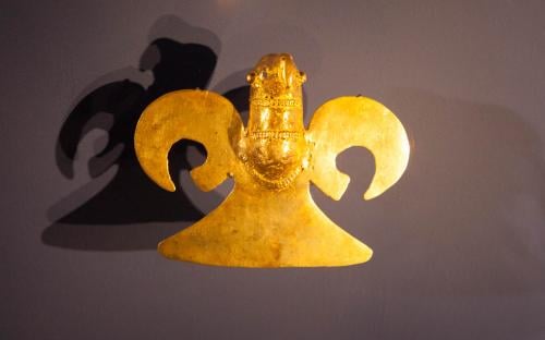 Anthropomorphus figure - Museum of Gold, Bogota, Colombia