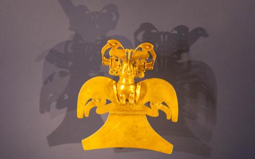Anthropomorphus figure - Museum of Gold, Bogota, Colombia