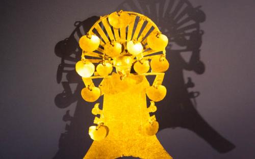 Anthropomorphus pendant- Museum of Gold, Bogota, Colombia