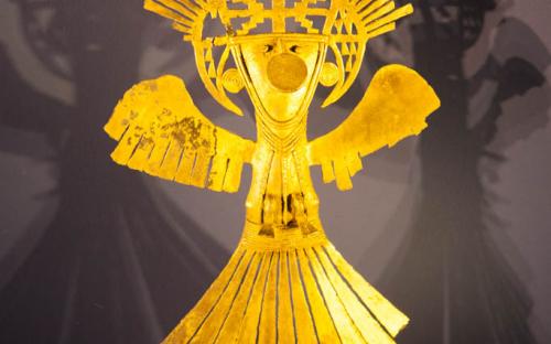 Anthropomorphus figure - Museum of Gold, Bogota, Colombia