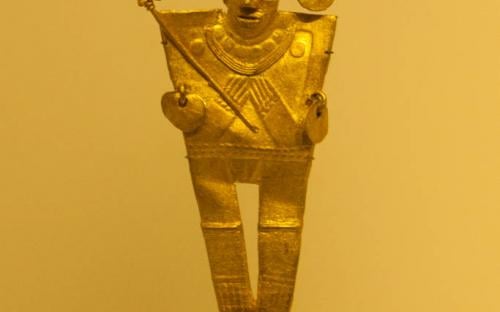 Gold Figurine - Museum of Gold, Bogota, Colombia