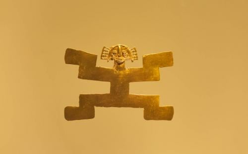 Breast plate - Museum of Gold, Bogota, Colombia
