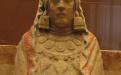The Lady of Baza is a famous example of Iberian sculpture by the Bastetani. It is a limestone female figure with traces of painted detail in a stuccoed surface that was found on July 22, 1971. (Source: Wikipedia)