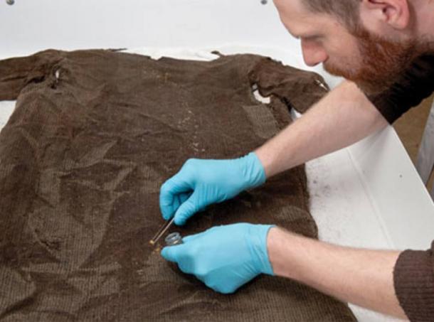 1,700-year-old tunic recovered from ice. 