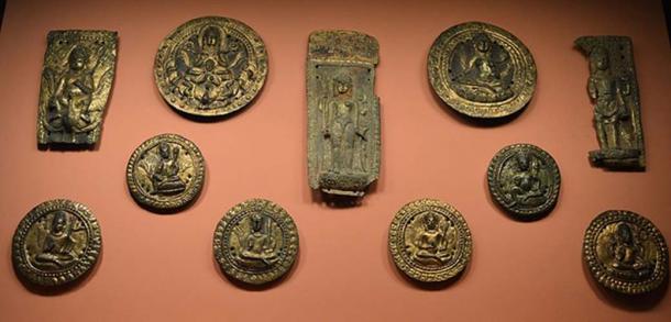 11th century A Hoard of Gilded Objects.