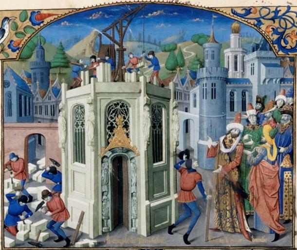 15 世纪插图来自提尔的威廉的古法文译本 Histoire d'Outremer。