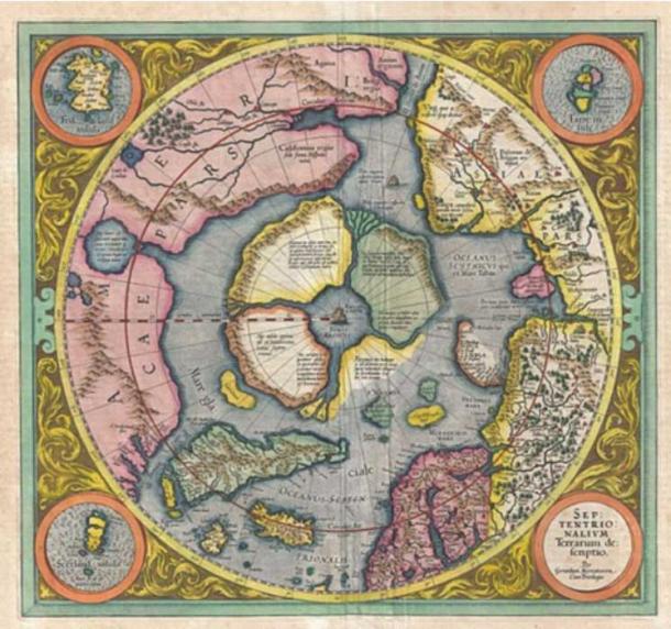 A 16th century map of the Arctic