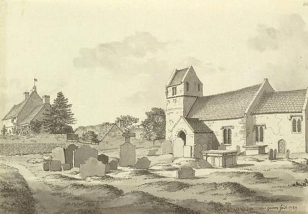 1789 sketch of Saltford Manor