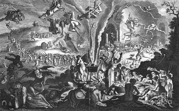 17th-century Witches’ Sabbath engraving 